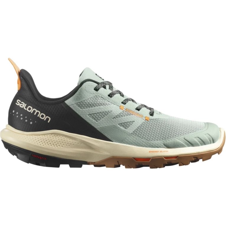 Salomon Outpulse Men\'s Hiking Shoes Mint / Black | CA 39E64